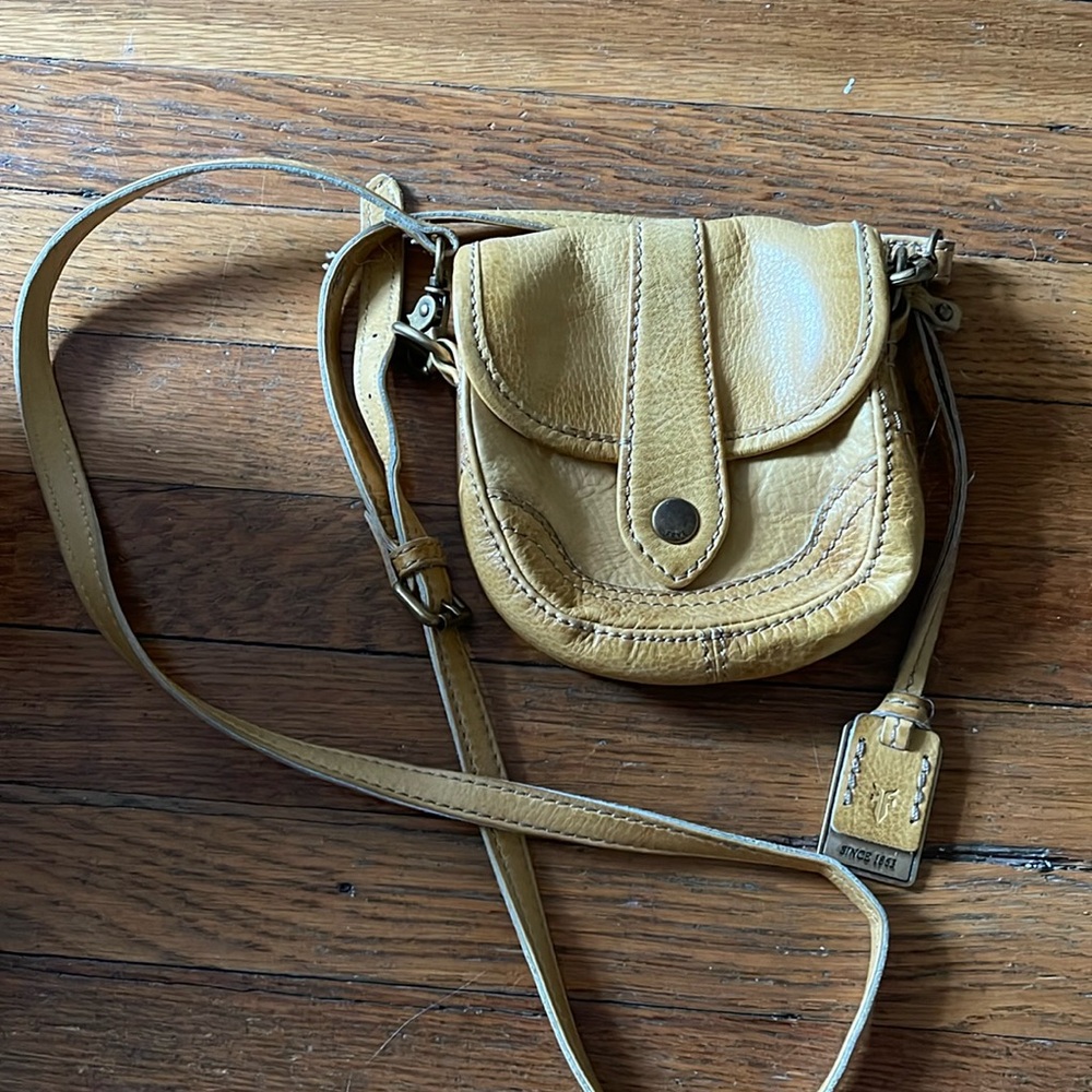 Frye Light Yellow Crossbody